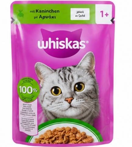 پوچ ویسکاس گربه بالغ طعم بره در ژله وزن 85 گرم
