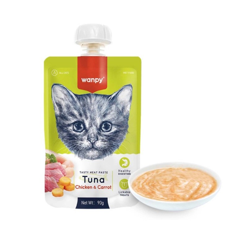 پودینگ گربه ونپی طعم تن و مرغ و برنج وزن 90 گرم